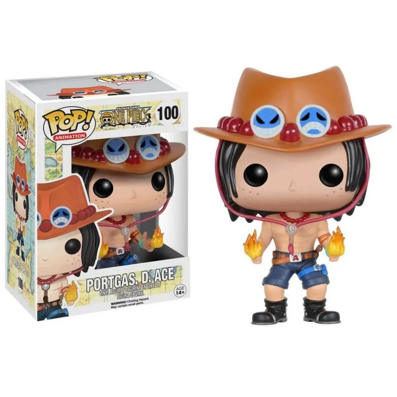 Figura Funko Pop Funko Portgas D. Ace One Piece vinile 9 cm multicolore - immagine 1