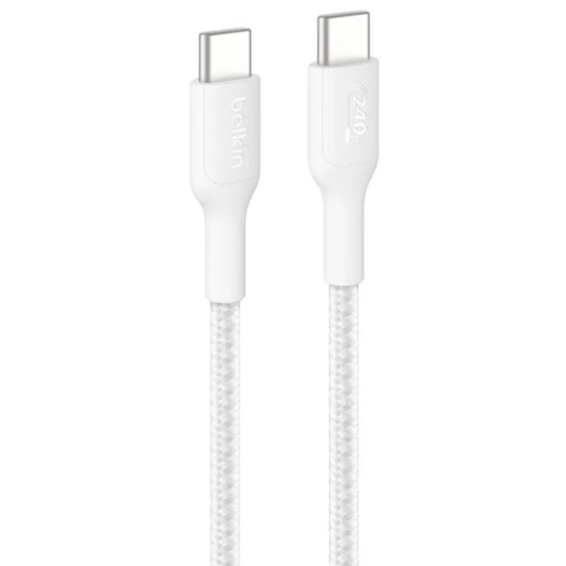 Cavo Belkin BoostCharge Pro CAB025HQ1MWH USB-C 240 W 1 m Bianco - immagine 1