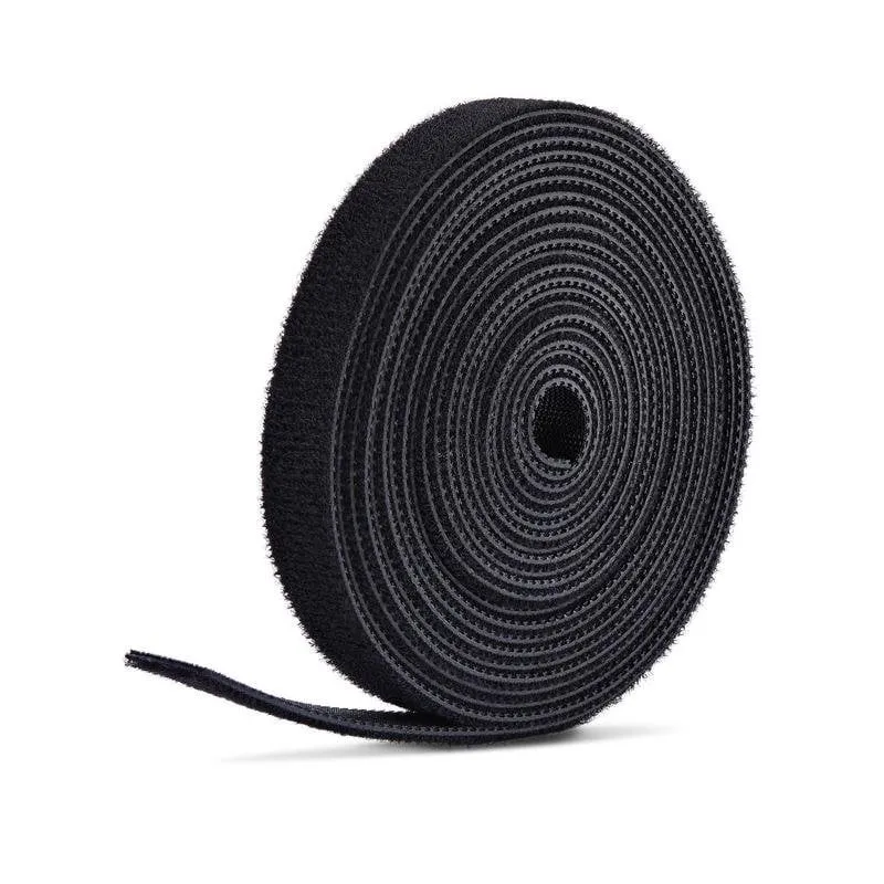 Organizzatore cavi StarTech.com HKLP7505B Velcro 22,8 m nero riutilizzabile - immagine 1