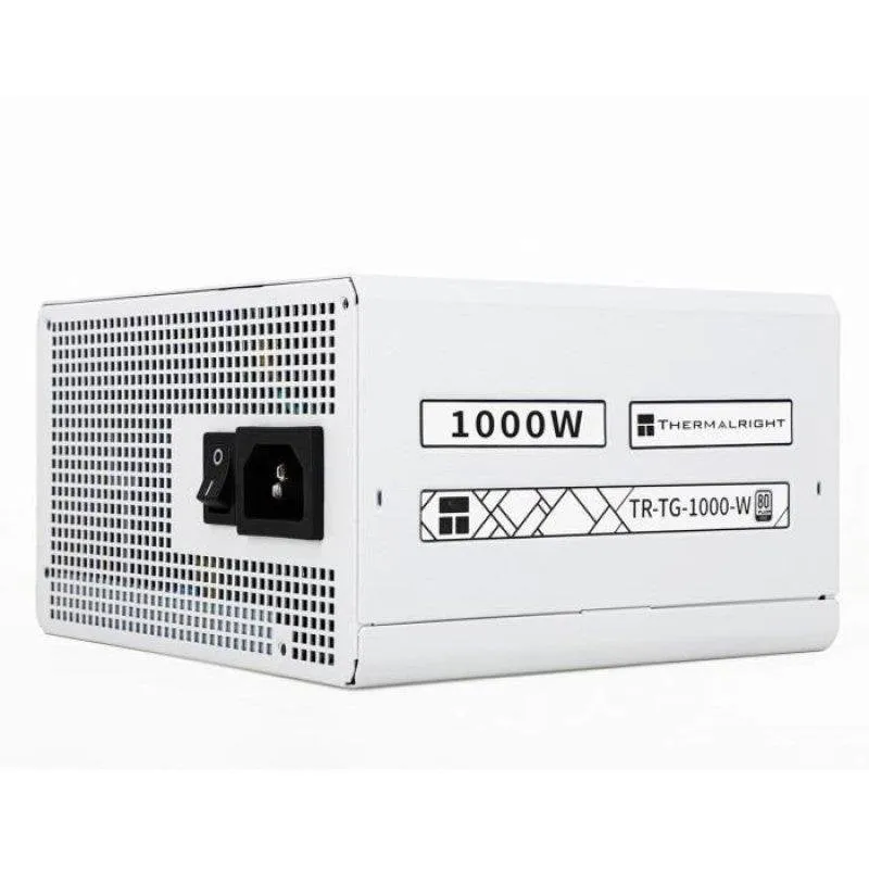 Fuente di Alimentazione Thermalright TG-1000-W 1000W 80 PLUS Gold modulare bianca - immagine 1