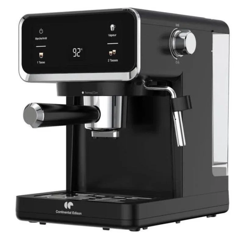 Caffettiera Espresso Continental Edison CEME19B 1L 19 bar display digitale - immagine 1