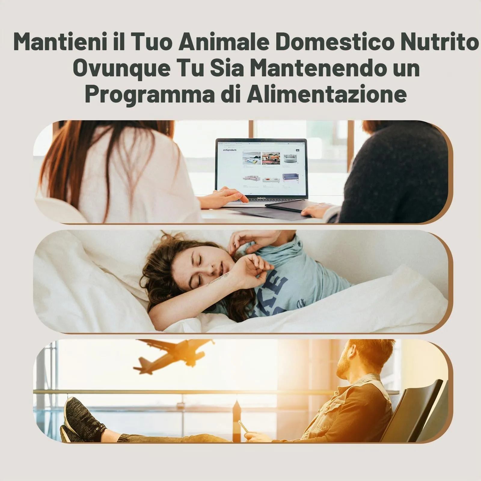IMIPAW Distributore Automatico Cibo Gatti con 2 Ciotole, Controllato da APP - immagine 7