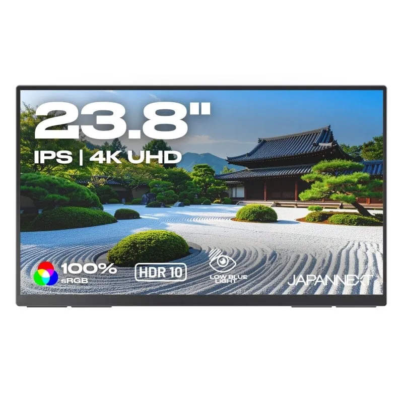 Monitor PC JAPANNEXT JN-MD-IPS238U-C6 23,8" UltraHD 4K 60Hz IPS HDR USB-C 14ms - immagine 1