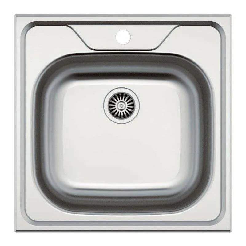 Lavello Cata CS-1 X Acciaio Inox 480 x 480 mm 1 Vasca - immagine 1