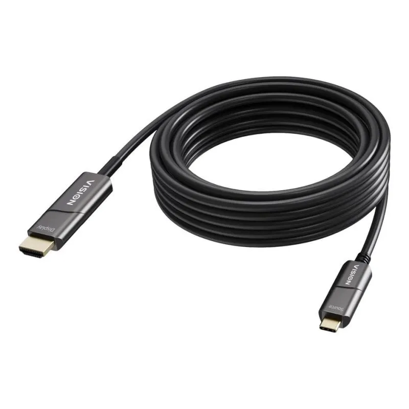 Cavo HDMI Vision TC 10MUSBCHDMI+/BL 10 m USB-C 4K 60 Hz - immagine 1