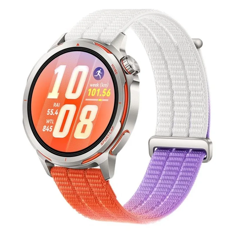 Huawei GT Runner 2 Bluetooth GPS NFC 43,5mm AMOLED Titanio Cinturino Multicolore IP69 - immagine 1