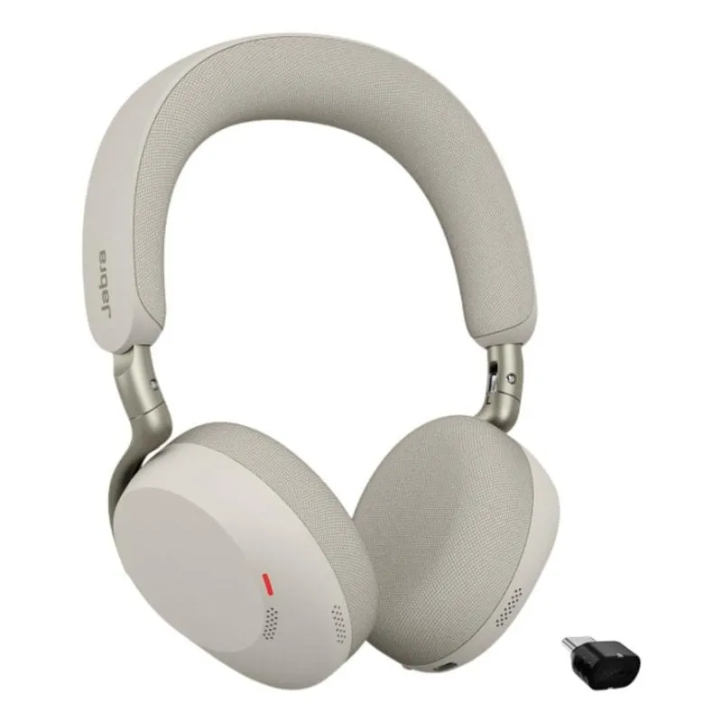 Auricolari Jabra Evolve3 75 MS wireless Bluetooth per chiamate e musica Grigio - immagine 1
