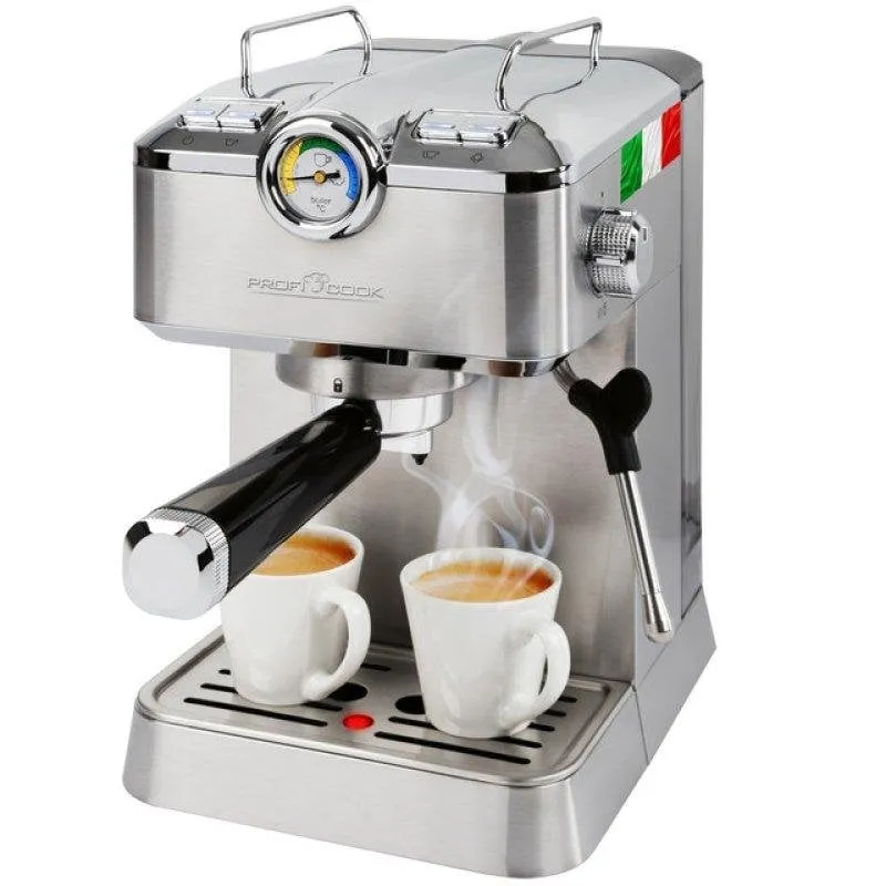 Macchina da caffè espresso ProfiCook PC-ES-KA 1267 1,5L 20 bar con vaporizzatore capsule - immagine 1