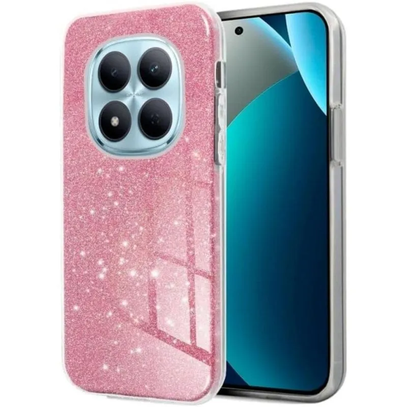 Funda para móvil Cool Carcasa COOL Glitter Plastica Rosa Flessibile Resistente per Xiaomi Redmi Note 15 Pro - immagine 1