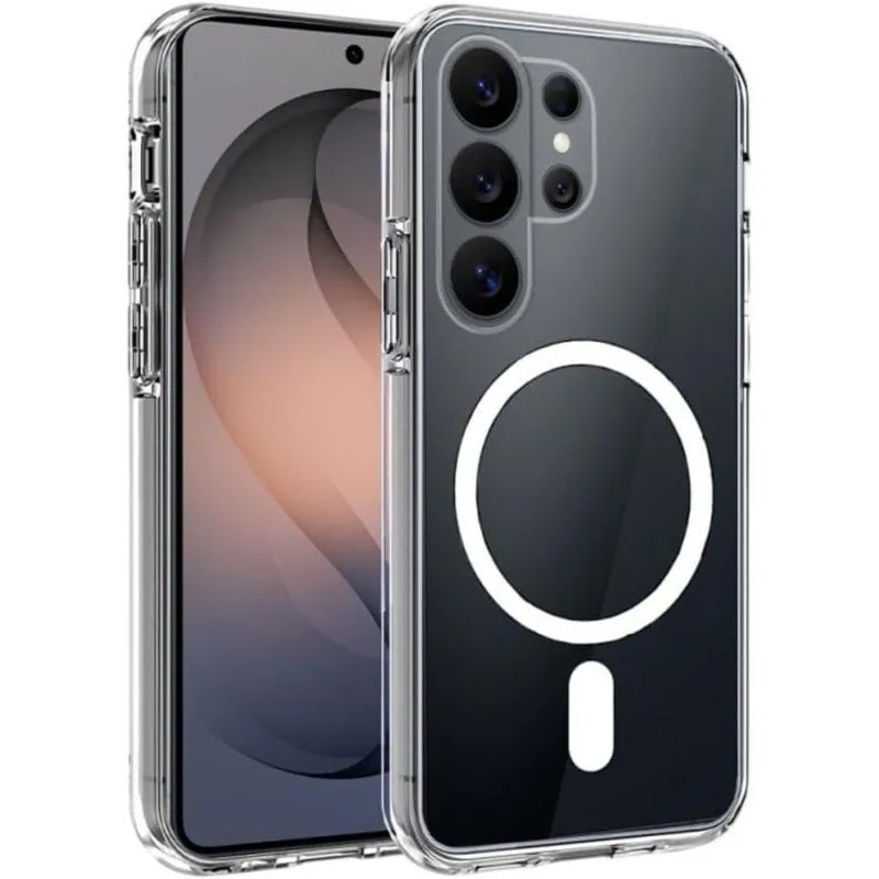 Funda per smartphone Cool Carcasa Magnetica Trasparente Plastica Leggera per Samsung S948 Galaxy S26 Ultra - immagine 1