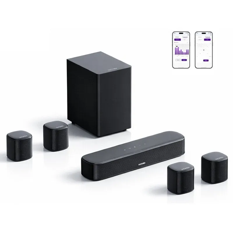 Barra Sound Ultimea Aura S4T 7.1 Bluetooth Subwoofer SurroundX - immagine 1