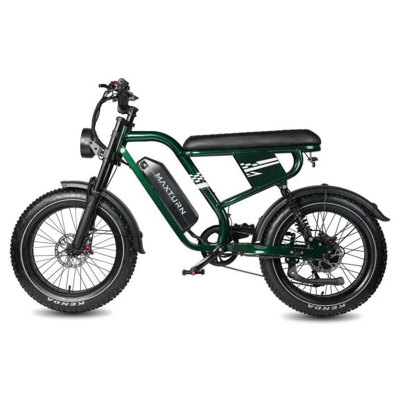 Bicicletta elettrica Maxturn Mx10 500W 48V13.5Ah 20 pollici Verde - immagine 1