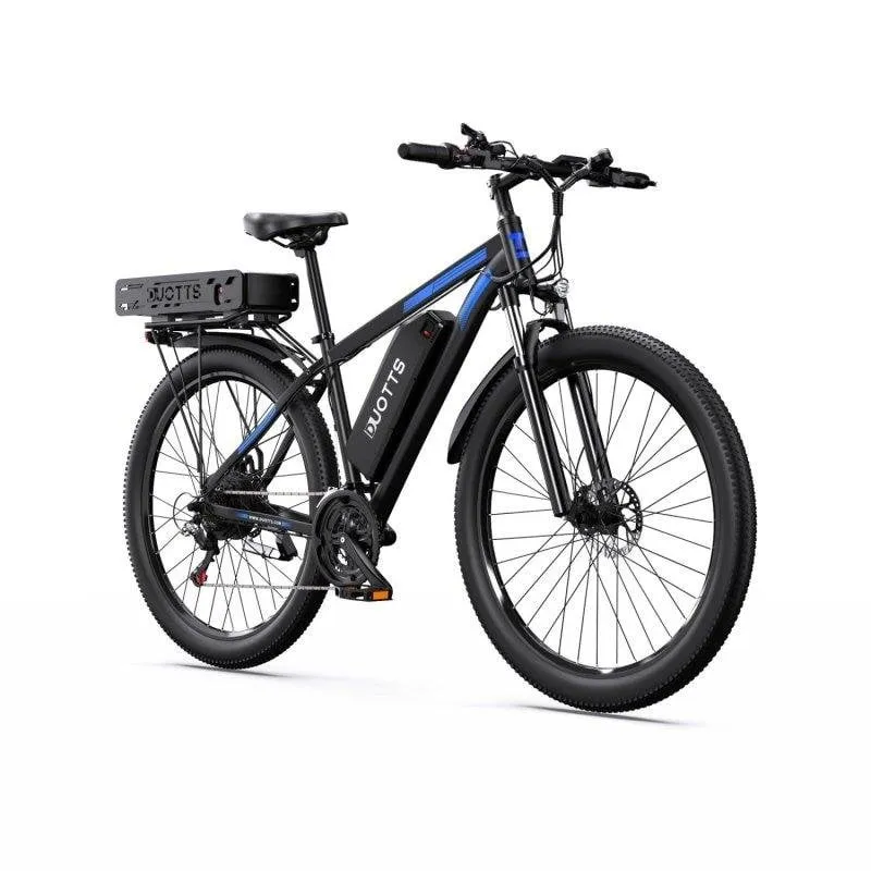 Bicicletta elettrica DUOTTS C29-k 750W 48V Doppia Batteria 29 pollici Blu Nero - immagine 1