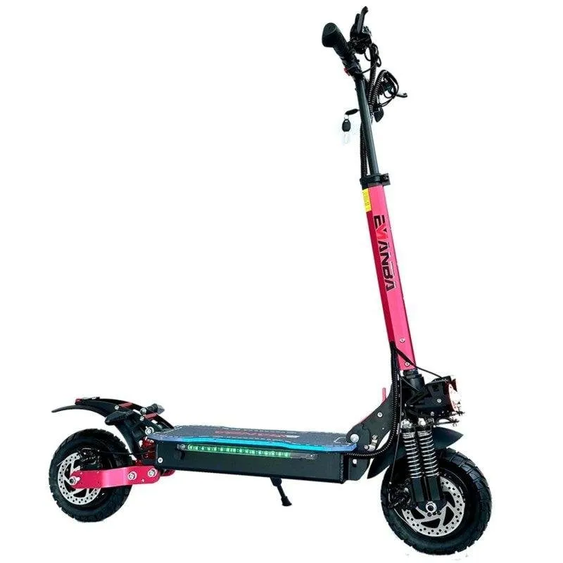 Patinete elettrico Emanba X6 Pro 1200W Autonomia 70km Ruote 10" Freni a disco Rosso - immagine 1