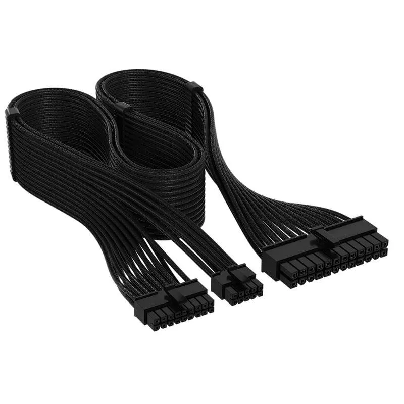 Cavo Corsair CP-8920448 ATX 24-pin 61 cm nero sleeve individuale - immagine 1