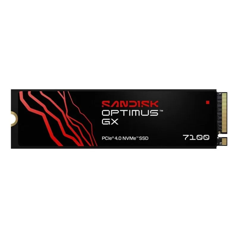 Disco Duro SanDisk Optimus GX 7100 4TB M.2 SSD 7000MB/s Gaming - immagine 1