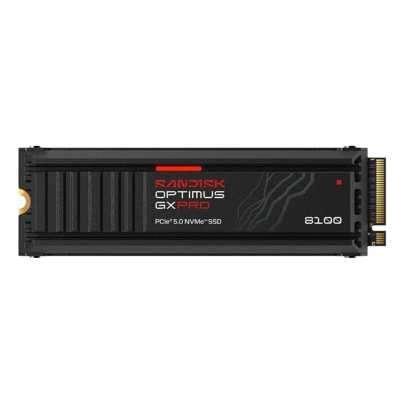 Disco Duro SanDisk Optimus GX PRO 2TB M.2 NVMe PCIe 14900MB/s Heatsink - immagine 1