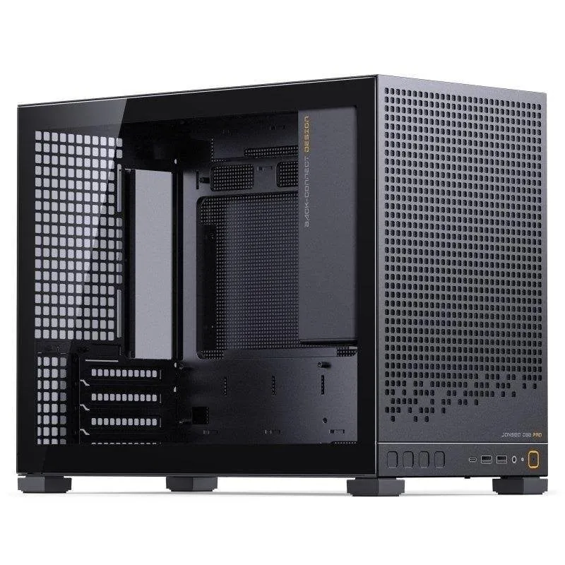 Case PC Jonsbo D32 Pro Vetro Temperato Nero - immagine 1