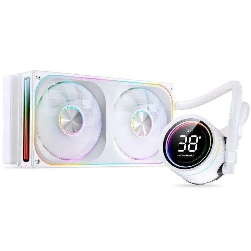 Refrigeración Líquida Jonsbo TH-240 ARGB Bianco 240mm 2 Ventilatori ARGB - immagine 1