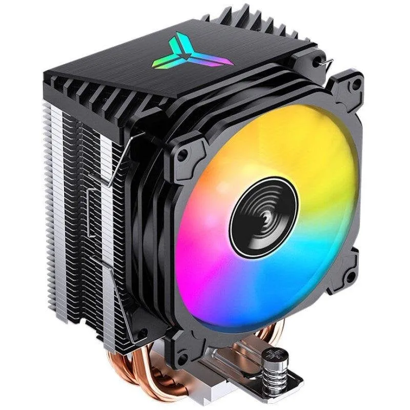Refrigerazione Aria Jonsbo Socket Intel LGA115X 1200 1700 AMD AM4 AM5 92mm CR-1400E ARGB Nero - immagine 1