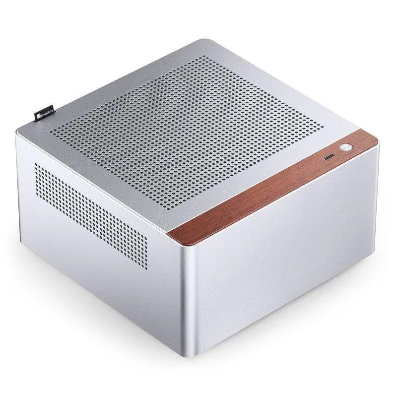 Case Jonsbo N10 Grigio Mini-ITX Alluminio 4,5L 4xSSD 2xVentole - immagine 1