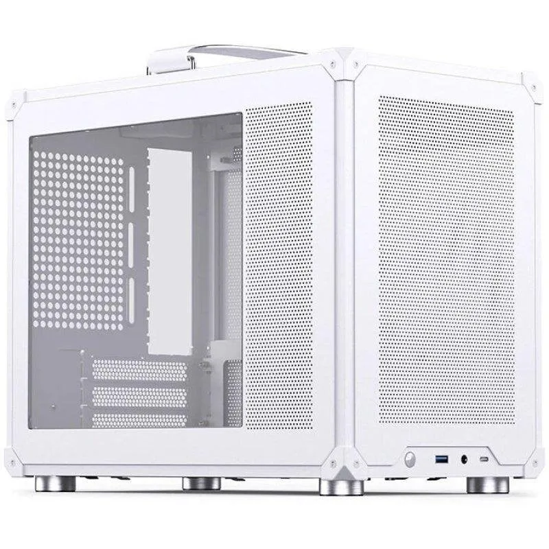 Torre Micro-ATX Jonsbo C6 Max Bianco 335 mm 5 ventole - immagine 1