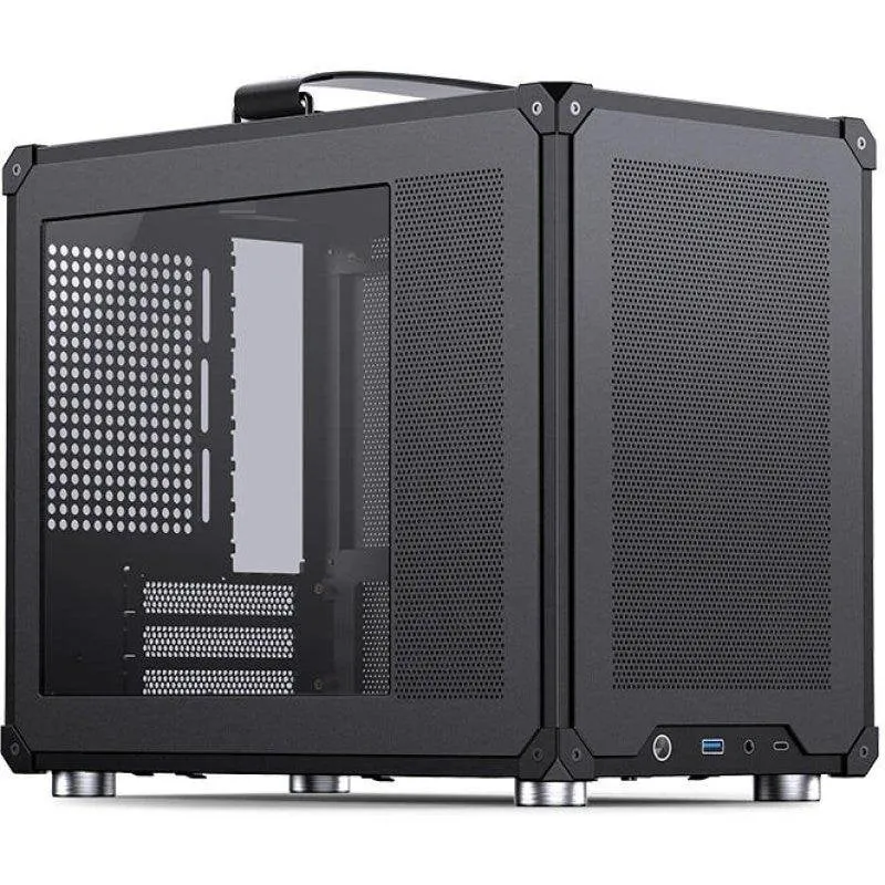 Torre Micro-ATX Jonsbo C6 Max Nero compatibile GPU fino a 335 mm - immagine 1
