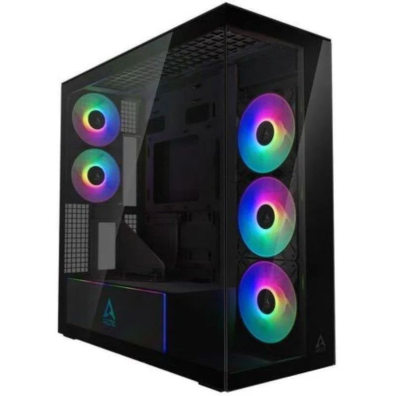 Case Arctic Xtender VG ARGB Vetro Temperato Nero Specchiato E-ATX - immagine 1