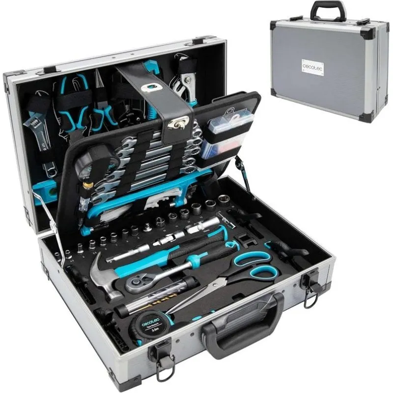 Cassetta attrezzi Cecotec Toolbox 8000 Pro 380 pezzi alluminio CR-V S2 - immagine 1