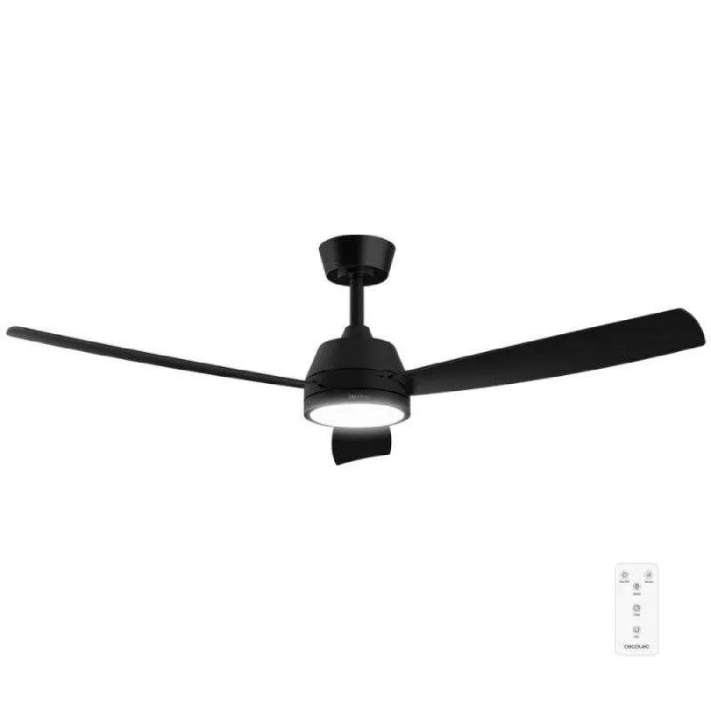 Ventilatore da soffitto Cecotec Energysilence Aero 452 Quicksnap Black 30W LED 52" 3 pale - immagine 1