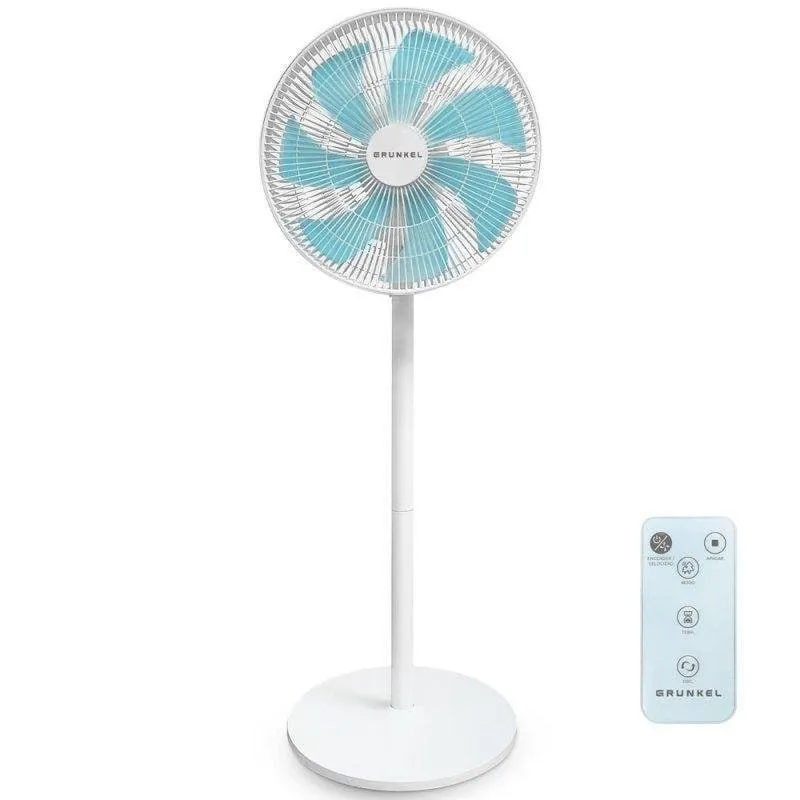 Ventilatore a Piantana Grunkel FS-14PR 30W 35cm 12 Velocità Silenzioso Telecomando Timer - immagine 1