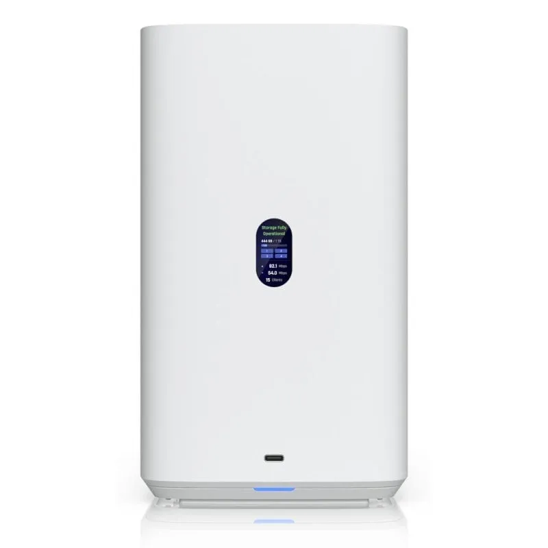 NAS desktop Ubiquiti 4 bay ARM Cortex-A57 4GB USB-C 2.5GbE bianco - immagine 1