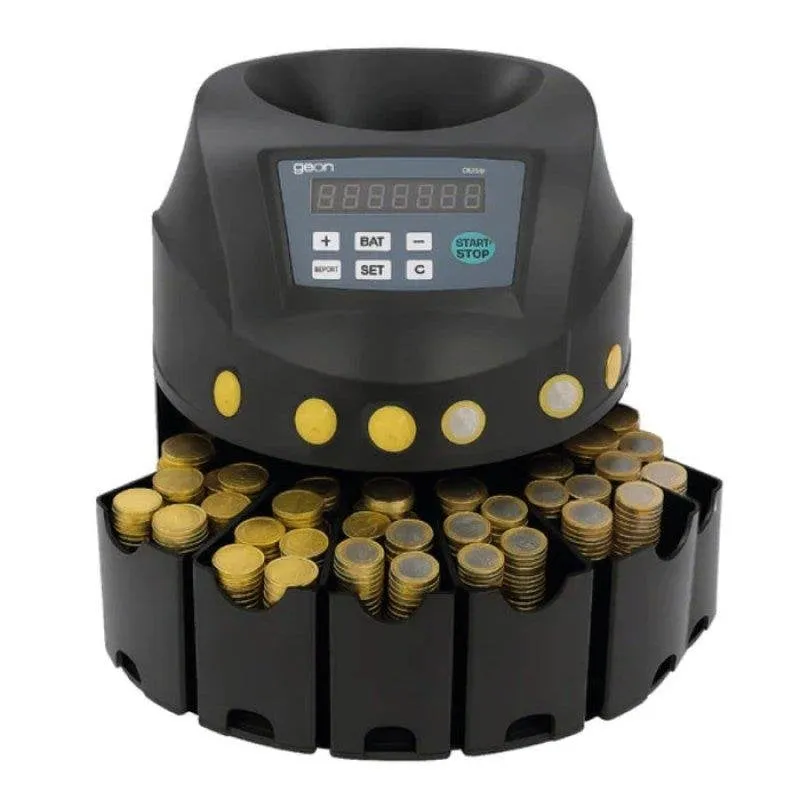 Contamonete Geon BJ-18 200/min Capacità 500 Arresto Automatico - immagine 1