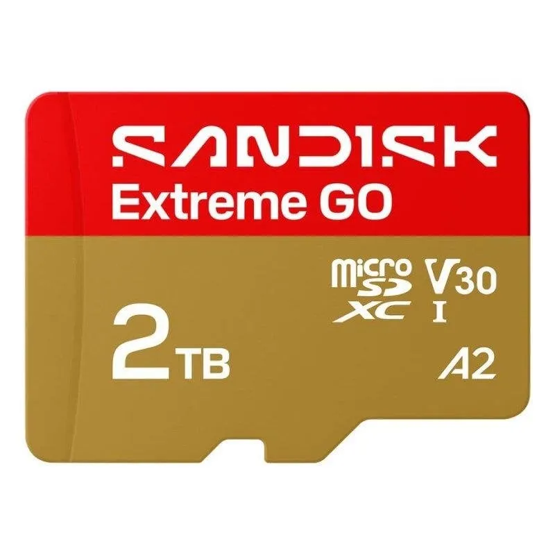 Scheda Sandisk Extreme GO 2 TB microSDXC UHS-I 240 MB/s V30 A2 - immagine 1