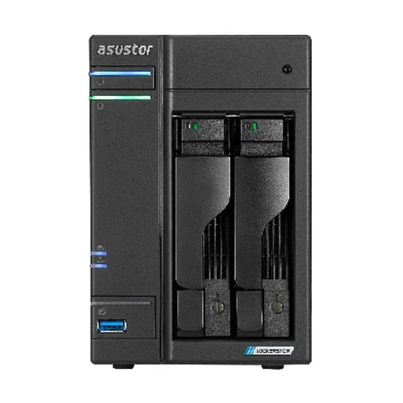 NAS desktop ASUSTOR 2 bay Intel Celeron N5105 4GB DDR4 2x 2.5GbE AS6702T v2 - immagine 1