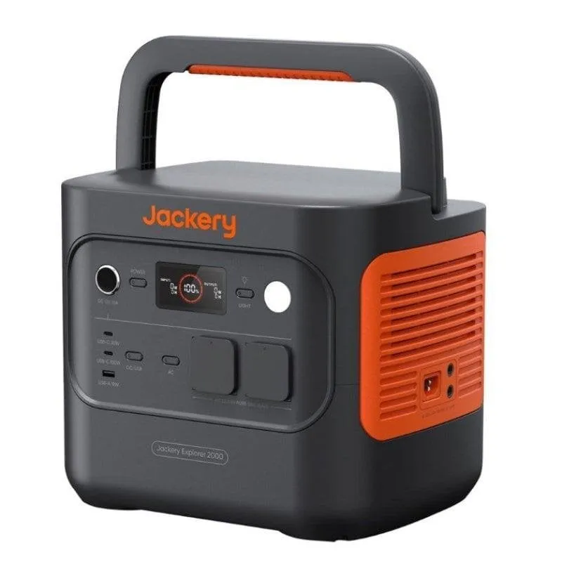 Stazione di energia Jackery Explorer 2000 V2 + 2042Wh 6 porte (AC, USB-C, USB-A, DC) Batteria Li-ion - immagine 1
