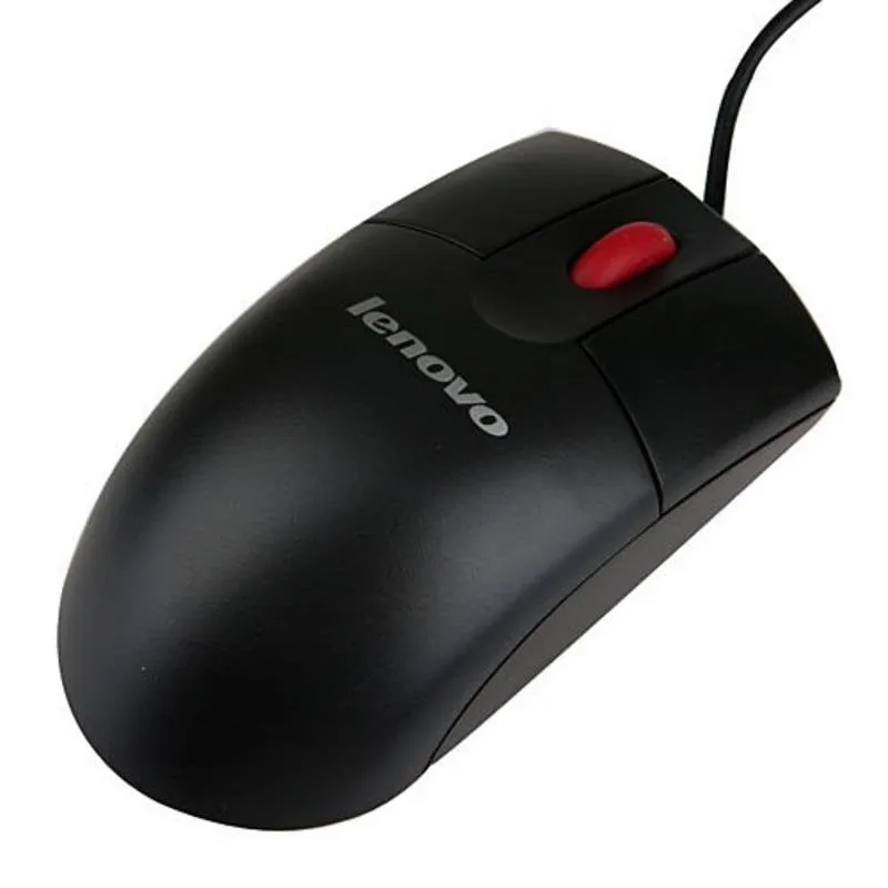 Ratón Lenovo 06P4069 USB 400DPI Nero Ambidestro 3 Tasti Cavo - immagine 1
