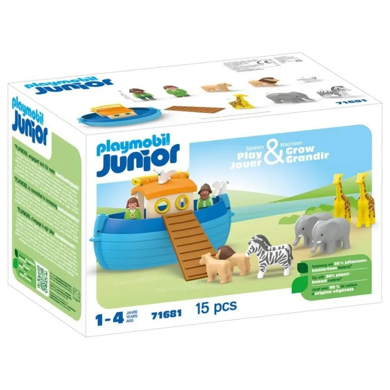 Figura PLAYMOBIL Junior 71681 Multicolore 15 pezzi Plastica - immagine 1