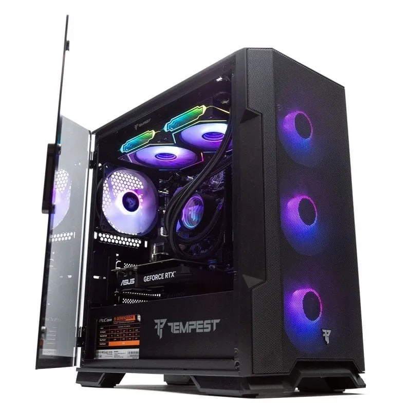 PC fisso PcCom Ready AMD Ryzen 7 5700X 32GB 1TB SSD RTX 3050 Windows 11 Home - immagine 1