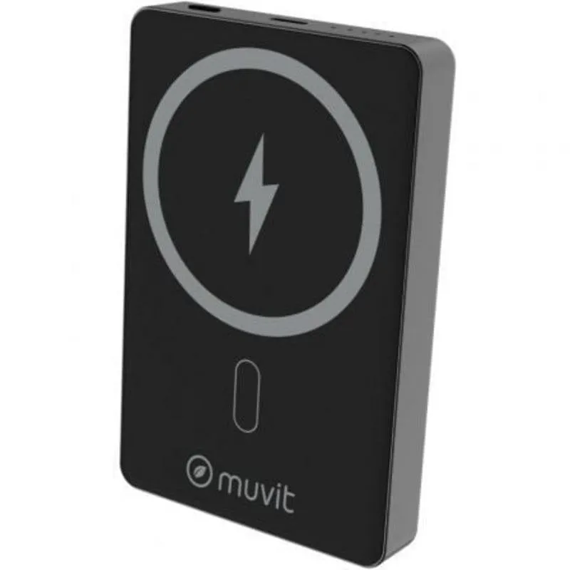 Powerbank Muvit MCCHP0010 10000mAh 20W Wireless Nero - immagine 1