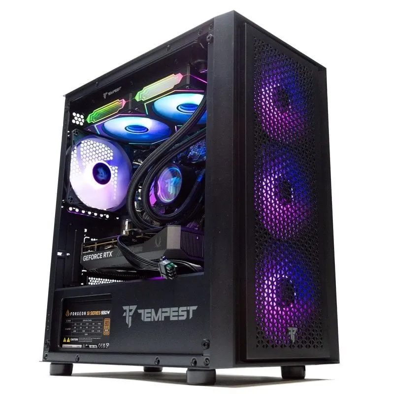 PC fisso PcCom Ready AMD Ryzen 7 5700X 32GB 1TB SSD RTX 5060 Windows 11 Home - immagine 1