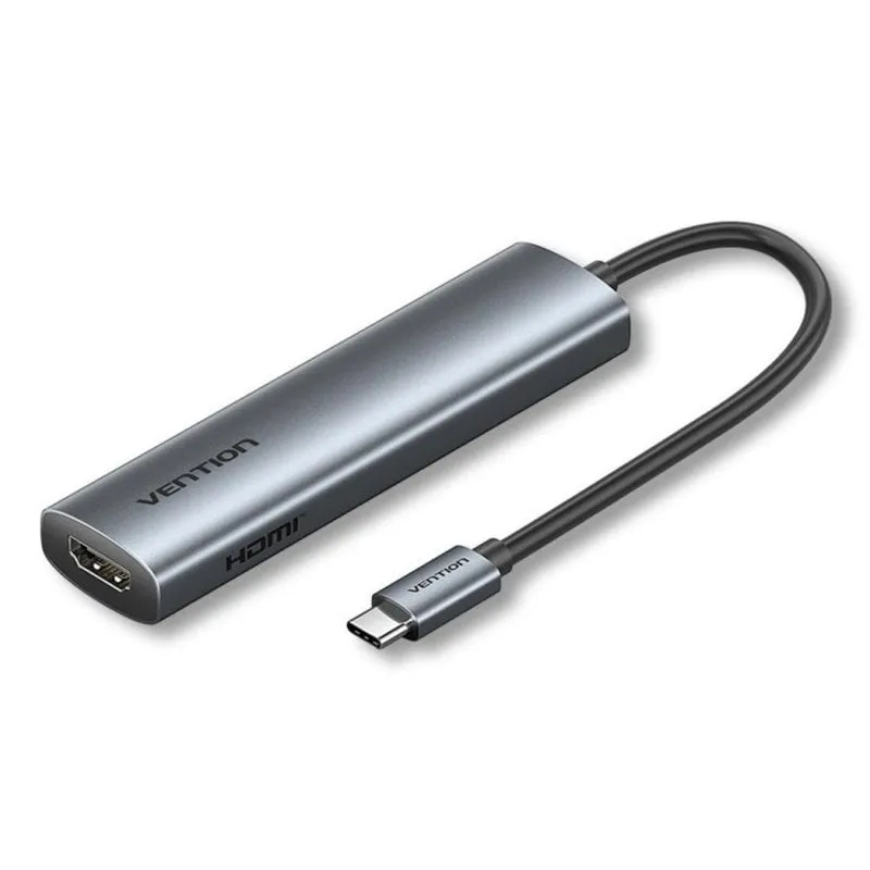 Hub Vention 5 porte 5 Gbps modello TGL HDMI 4K PD 100W - immagine 1