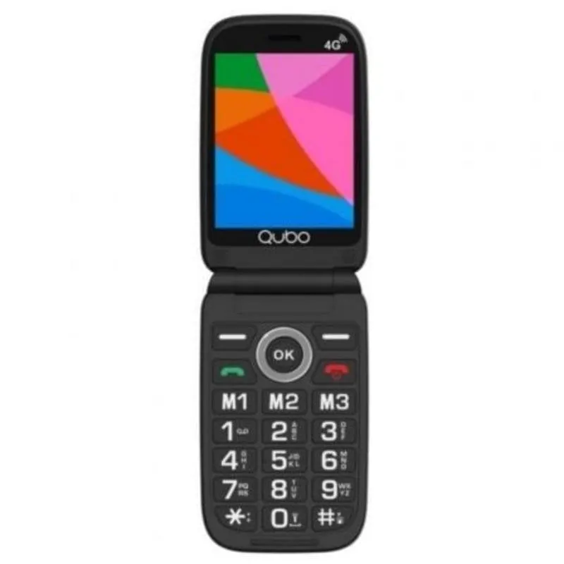 Telefono Qubo X-340CB 4G Pulsante SOS Dual SIM Torcia - immagine 1