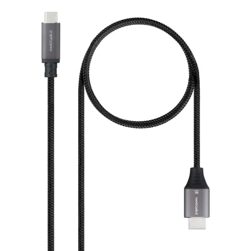 Adattatore Nanocable 10.15.5262 USB-C HDMI 2.0 4K 60 Hz 1,8 m Nero - immagine 1