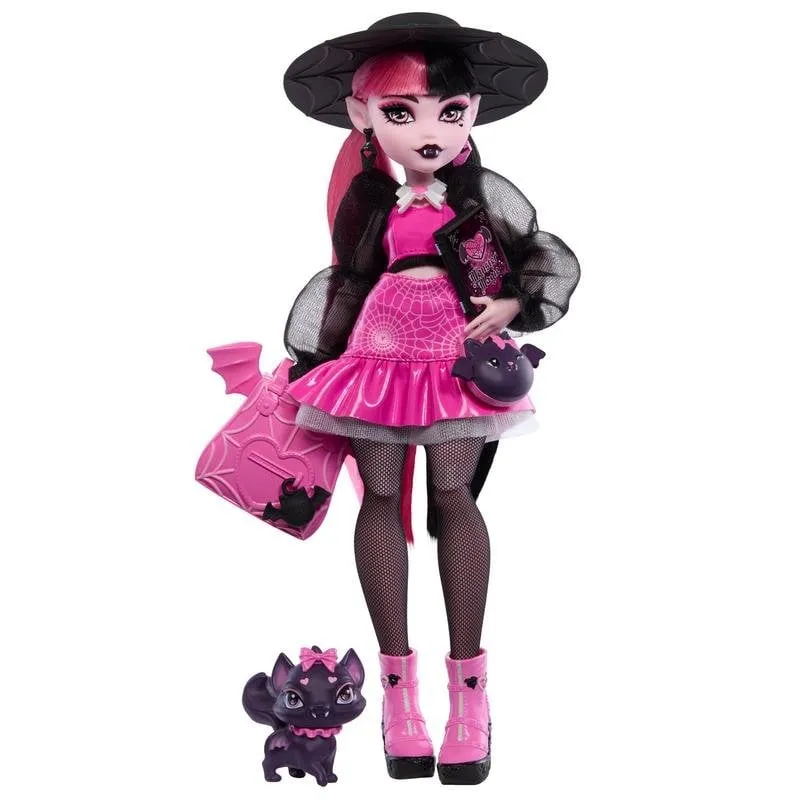 Bambola MATTEL Monster High Draculaura G3 Core Refresh 35 cm snodata - immagine 1