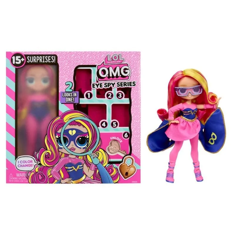 Bambola L.O.L. Surprise! OMG Eye Spy Superhero Multicolore 26 cm - immagine 1