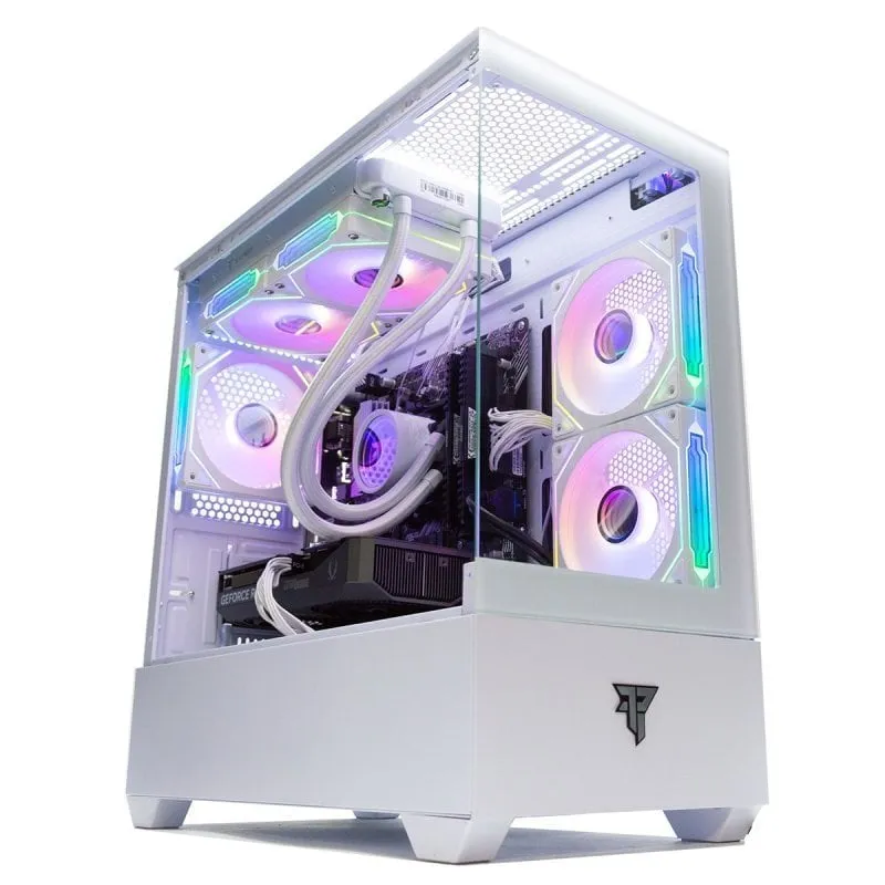 PC fisso PcCom Ready AMD Ryzen 7 5800X 32GB 1TB SSD RTX 5060 Ti Windows 11 Home Bianco - immagine 1