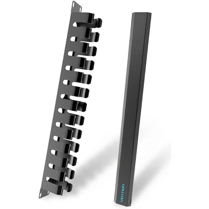 Organizzatore cavi Vention KHAB0 24 porte nero per Ethernet - immagine 1