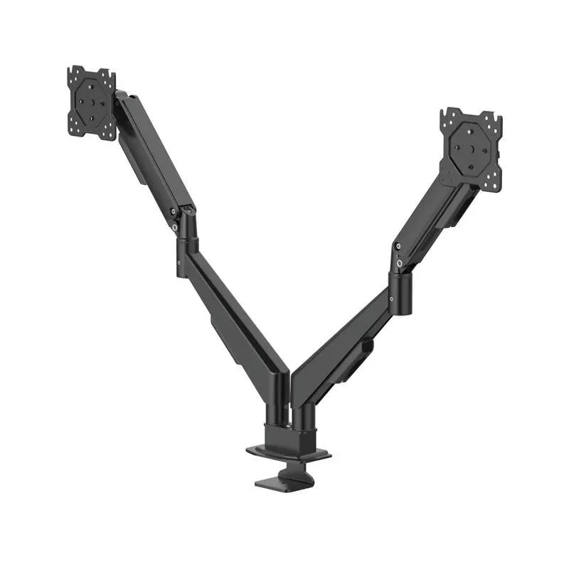 Hama 00220907 Supporto Monitor 2 Bracci Scrivania 17-35" VESA 75x75-100x100 Max 15Kg - immagine 1