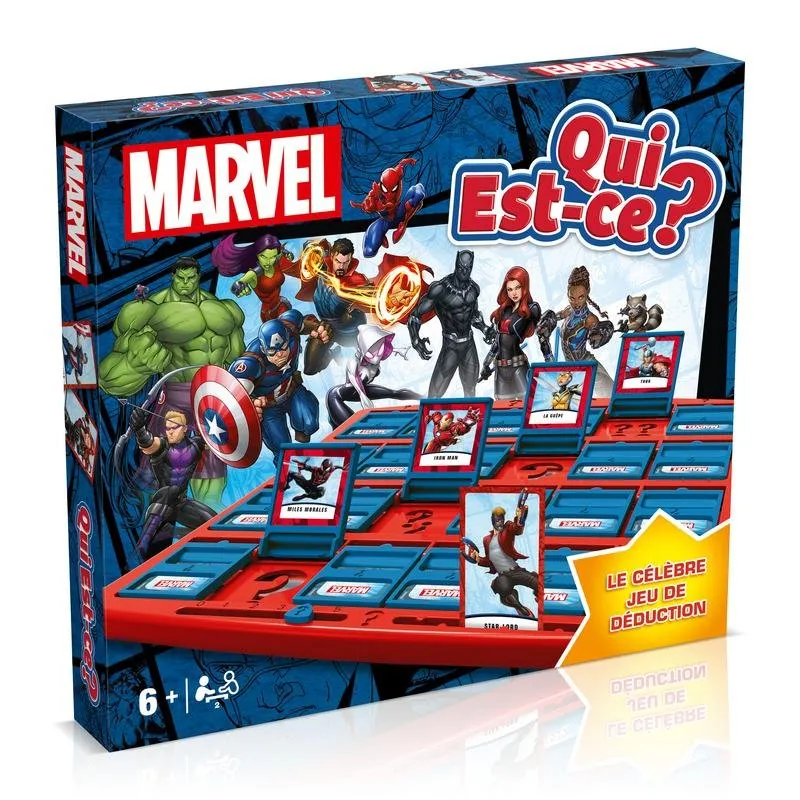 Gioco da tavolo MARVEL Winning Moves WM02954-FRE-6 72 carte 2 giocatori - immagine 1